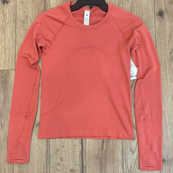 NWT Lululemon Swiftly Tech Long Sleeve Shirt *Race Size 4 In Desert Red - Picture 1 of 6